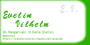 evelin vilhelm business card